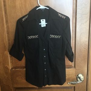 Express Stretch Button Down Shirt